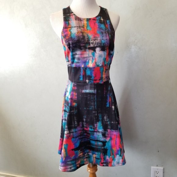 Nicole Miller Dresses & Skirts - Nichole Miller multi colored dress women's size 8 (301)